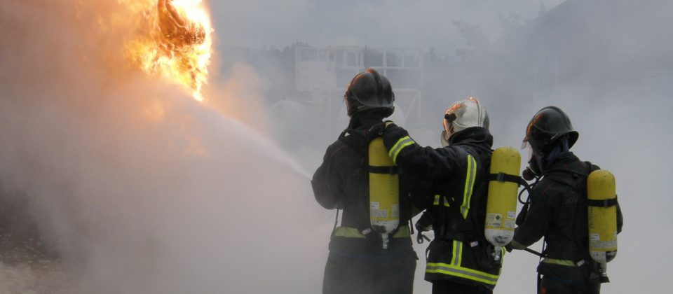 Firefighters Training Equipment Fire